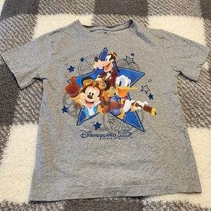Gray boys t-shirt -Disneyland Paris 25 anniversary